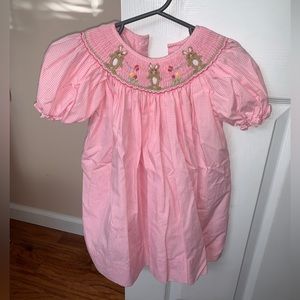 Smocked bunny dress